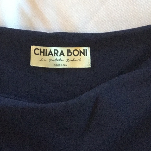 Chiara Boni navy blue designer gown - Picture 2 of 3